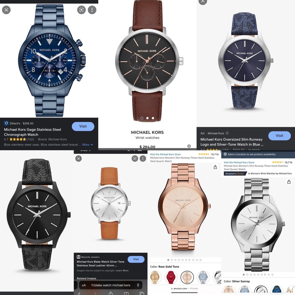 7 Michael Kors Watches total. All original links available.